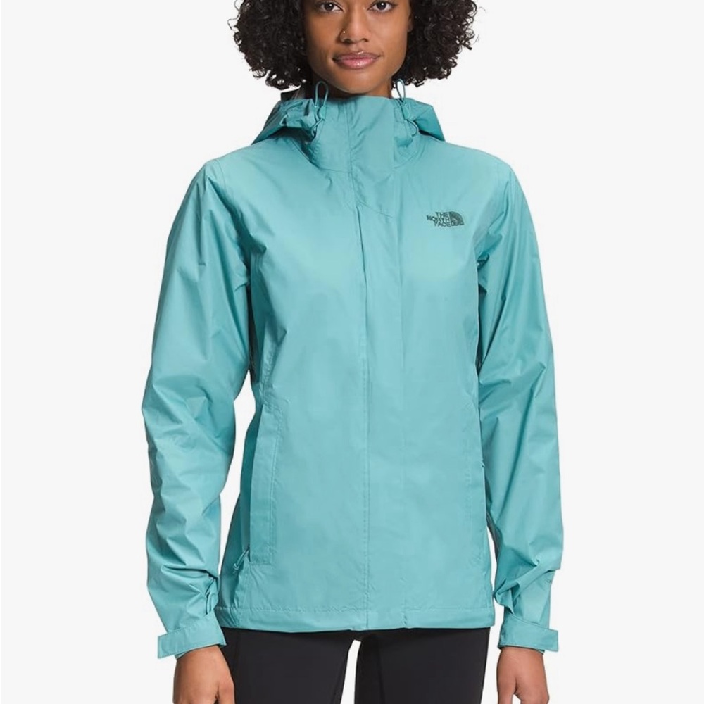 North Face Rain Jacket XS Aqua